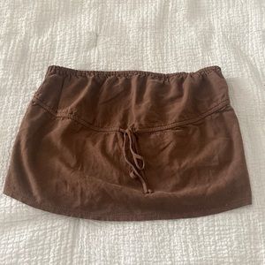 Brandy Melville brown crop top